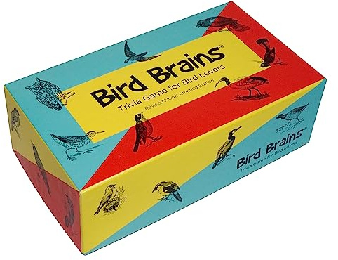 Teretizo Bird Brains - Trivia Card Game for Bird Lovers (Revised Edition) - 300 Questions to Test Your Knowledge About Birds
