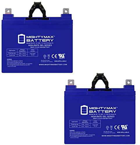 Mighty Max Battery 12V 35AH Gel NB Replacement Battery Compatible with MK MU1SLDG - 2 Pack