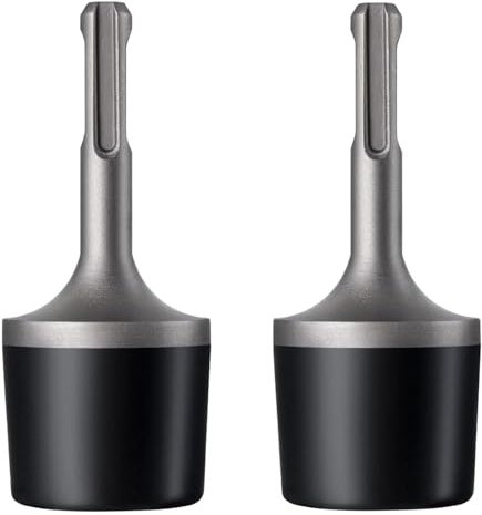 INREPRO 2Pcs Marteau Vibrant En Caoutchouc avec SDS Plus, Marteau Vibrateur De Radiateur, Perforateur À Tige Ronde Vibrant pour radiateurs, tuyaux, carrelage