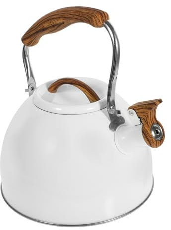 IMIKEYA Fischietto Bollitore Di Acqua Teiera A Induzione Campeggio Caldaia Ad Acqua Bollitore Di Grande Capacità Stufa Elettrico Pentola Di Acqua Bollitore Di Acqua Bollitore Stufa Pentole In Acciaio