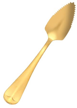 Sghtil Cucchiaio di pompelmo, cucchiai da pompelmo con bordo seghettato | Cucchiaio di pompelmo seghettato in acciaio inossidabile - Strumento da cucina alla moda per kiwi, dessert, agrumi
