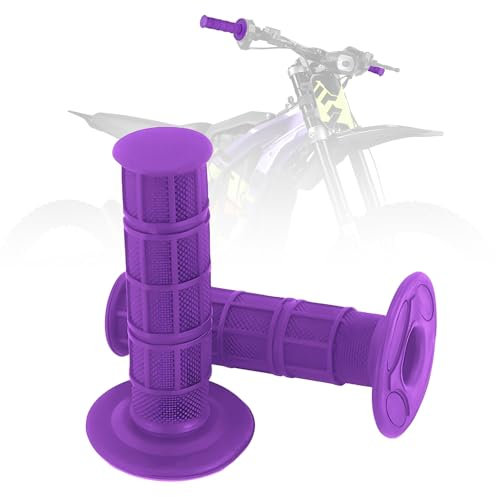 IUVWISN 1 paire de poignées de guidon Dirt Pit Bike - En caoutchouc - Pour vélo électrique Surron Sur Ron Light Bee X S LBX - Violet