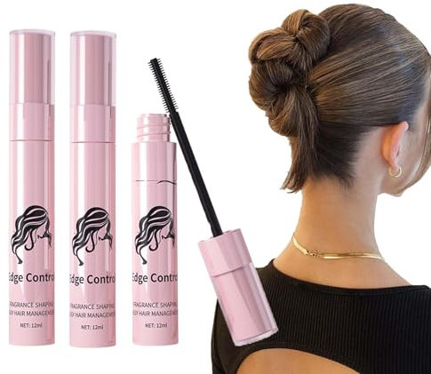 Gel zur Kontrolle der Haarkante,2pcs Hair Finishing Stick für Frizzy Haare, Hair Shaping Mascara,Natürlich Erfrischend Haargel für Frauen,Anti-Frizz Broken Hair Styling Smoothing Gel Stick,Non-greasy