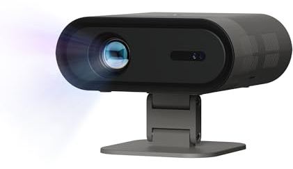 Philips, Neopix 160 Smart, Proyector de cine en casa, Full HD 1920 x 1080p, 250 lúmenes, Google TV, fuente de luz LED, soporte giratorio, Wi-FI 6, sonido estéreo de 2 x 5 vatios, negro.