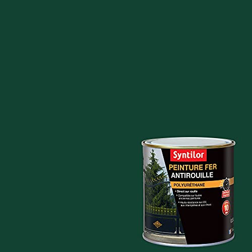 Syntilor - Peinture Fer Ultra Protect Vert Basque Satiné 0,5L