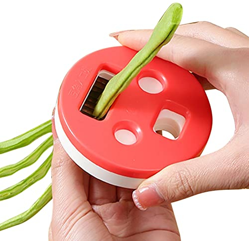 Affettatrice per Fagioli,Taglierina vegetale Manuale per Fagioli Verdi - Strumento da Cucina Multifunzione per trituratore di Fagioli Lunghi per Fagioli di Neve Fagiolini Fagioli Olandesi
