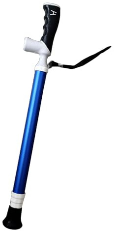 Mavcobo Bâtons de Marche Nordique-Poignée à Double Usage système Antichoc et de Verrouillage Rapide bâtons de randonnée réglables pour équipement de randonnée(38~105cm)