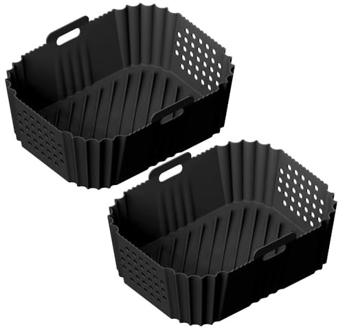 Airfryer SL400 SL401 Accessori per Ninja Foodi doppio cassetto SL400UK SL401UK AF300 AF400, stampo in silicone per friggitrice ad aria calda Ninja forno microonde, confezione da 2