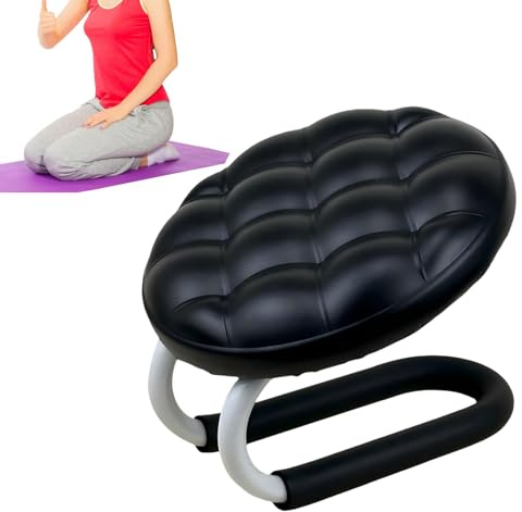 Meditationsstol – japansk meditationspall knäbänk, bekväma pallar bärbar knästol för män kvinnor seniorer nybörjare avkoppling läsning yoga mindfulness övning zen