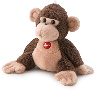 Trudi 51265 Sweet Collection Kleines Äffchen ca. 9 cm, Größe XXS, Stofftier mit weichen Materialien und liebevollen Details, Plüschtier waschbar, Kuscheltier für Kinder & Babys, Braun