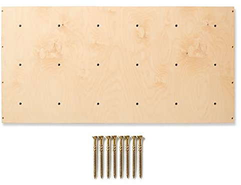 DIY Rock Climbing Wall Panel | Indoor Climbing Wall Panel | DIY Climbing Wall Gym for Kids Or Adults | Includes 3/8-16 T-Nuts for Climbing Hold Installation | Create a Fun and Challenging Play Area