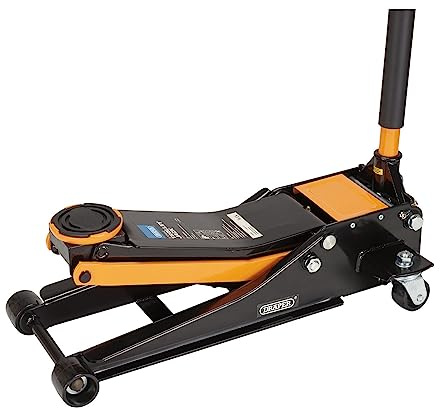 Draper 28494 Trolley Jack, 3 Tonne, Orange, One Size