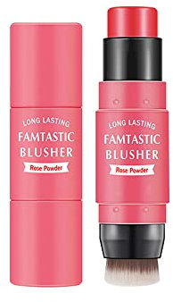 Palette di correttori per il viso Crema,Trucco Highlight Stick,Doppio Correttore Testina,Contour Stick per Testa Doppia, Rosa scuro