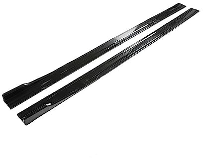 Extensión Faldón 8 Uds 2m/2,18 M Para Seat Leon Fr 5f Mk1 Mk2 Mk3 Mk3.5 Mk4 Mk5 e Ibiza 6j 6l - Extensión Lateral Placa Basculante Universal ( Color : Glos