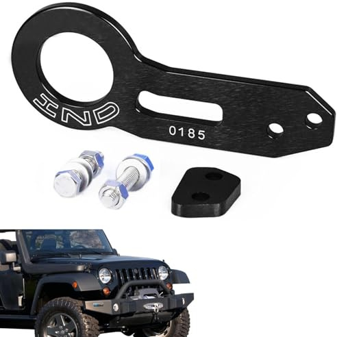 Ensemble d'anneaux de remorque pour Pare-Chocs de Voiture | Kit de Crochet de remorquage pour Voiture de Course en Alliage d'aluminium,Anneau de remorque Automobile en Aluminium, Crochet de