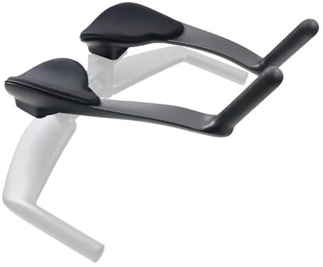 DUOCAI TT Manillar Clip Manillar extensión Triatlón Manillar de contrarreloj de Carbono TT Bar Rest manillares de triatlón Piezas de Bicicleta Accesorios de Carretera(10 Degree S)