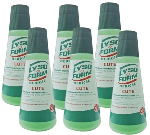 Disinfettante Liquido Medical Cute 250 ml, Disinfettante Ferite antibatterico non Aggressivo Presidio Medico Chirurgico (250 ml (Confezione da 6) Offerta IMI SHOP