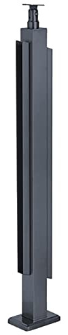 S Morsetto per ringhiera Morsetto per sistema balaustra semplice e scale per soffitta balcone e scale esterne End & Corner Post Opts disponibili