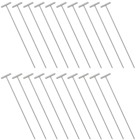 LIFKOME Barreaux de Porte de Cage à Oiseaux en Fer 20 Pièces, Système à Aiguille Unique, Fournitures pour Pigeons, Optimise L'entrée la Cage