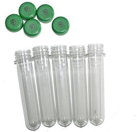 Geo-Versand 25 x Petling 13 cm klar mit FTF Deckel - Geocaching wasserdicht Versteck Behälter Proben Röhrchen Aufbewahrung Schießpulver Shots Gewürze usw