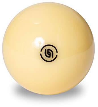 Aramith Tournament Pool Cue Ball 2 1/4 with Black Logo