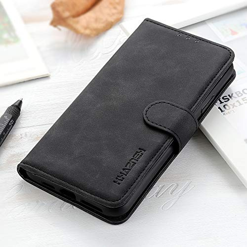 BellaCase Handyhülle für LG Velvet, LG Velvet Klapphülle, Robuste praktische LG Velvet Telefonhülle, Handytasche Case für LG Velvet, Schwarz