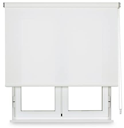 Viewtex - Estor Enrollable Screen - Color Blanco - Grado de Apertura 5% - A tu Medida (Ancho Desde 135 a 149cm y Alto 190cm)