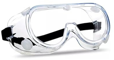 Zuvo Lunettes de sécurité – Lunettes de protection anti-buée transparentes pour le travail, le laboratoire et le bricolage – Protection des yeux résistante aux chocs et à la poussière