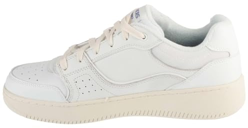 Skechers Scarpe da Ginnastica da Uomo, Bianco, 40 EU