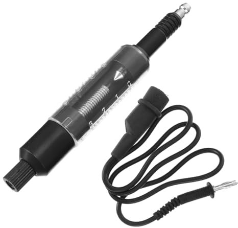 YOSADIER 1 Set Tester Accensione Auto Strumento per Bobine e Candela Design Compatto con Finestra Trasparente per Osservazione Facile e Spaziatura Alta Precisione e Ampia Applicabilità
