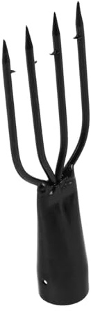 Gatuida Forchetta da Pesca in Acciaio Inossidabile con Punte Ganci Barbati Strumento Multiuso per Acqua Non Salata Attrezzo Resistente per Cattura Efficiente di Pesci