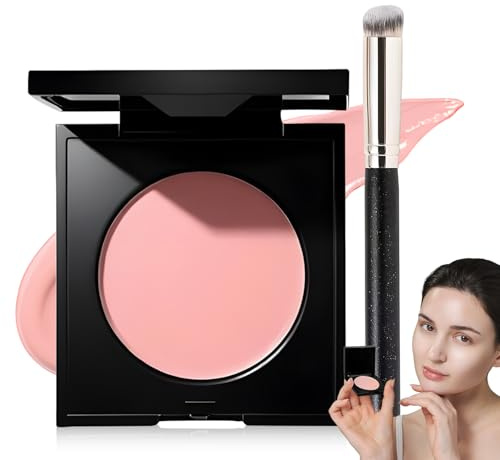 Luminance Under Eye Brightener, Dunkle Ringe effektiv abdecken, Luminance Under Eye Concealer, Eye Brightener Powder mit Bürste, Feuchtigkeitsfeuchtigkeit und Make -up mischen