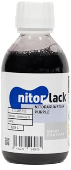 Tinte MORADO para Madera, Tinte al Agua para Guitarra, Aplicación Manual con Esponja