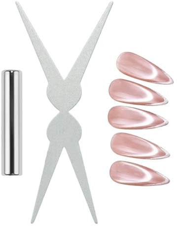 Herramienta magnética para uñas, diseño magnético para efectos de gel 3D, dispositivo de mano ligero con agarre ergonómico, accesorio de arte de manicura para uso profesional y bricolaje