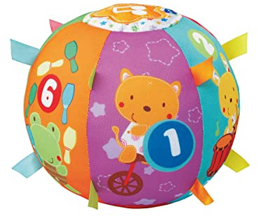 VTech-Baby Bola cantarina, Pelota interactiva de Tela, +50 Canciones, Frases y melodías, Juguete Bebes +6 Meses, Versión ESP