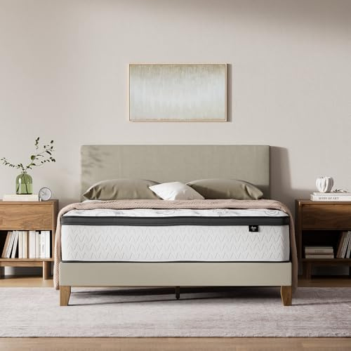 Signature Design by Ashley Chime Hybrid King 12 Mattress with Gel Memory Foam, Medium Firm, Pressure Relief, Fiberglass Free Mattress in a Box