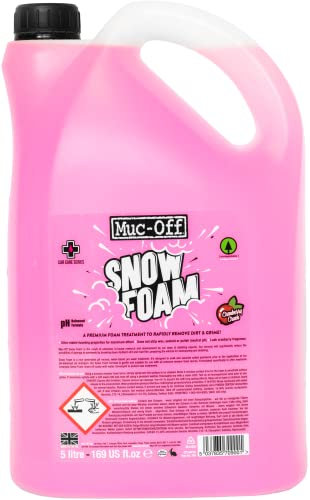 Muc-Off Snow Foam, 5 Litre - Biodegradable Pre Wash Car Shampoo - pH Neutral Snow Foam for Cleaning Cars, Bikes and Motorcycles