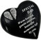 Angraves Special Dad Angel Wings Memorial Black Heart Grave Plaque Graveside Ornament Decoration