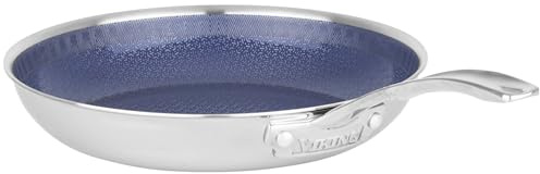Viking Hybrid Plus 3-Ply Ceramic Nonstick Frying Pan, Made without PFAS, 10-Inch Induction Cookware, Metal Utensil Safe, Oven Safe to 500F