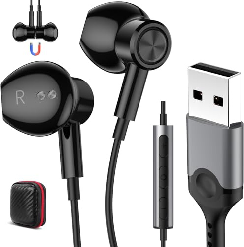 Cuffie PC con Cavo per Laptop,per Ufficio Trasmissione dal Vivo PS 4 5