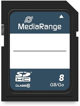 MediaRange Carte mémoire SDHC Classe 10 8 Go