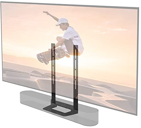 Sound bass Beam TV Mount, Compatible with Generation 1 & 2 Sonos Beam Mounting Bracket for TV, Black, Full Hardware Kit Included, Beam Soundbar