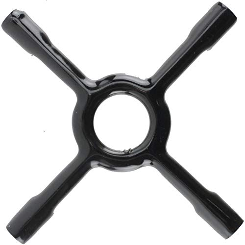 RYELDOM Réducteur universel de cuisinière à gaz en émail pour cuisine Grigle s'adapte à toutes les marques. Sa forme est conçue pour s'adapter à différentes tailles de grils.