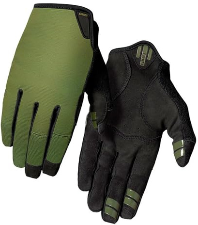Giro DND Glove - Down and Dirty Essentials for Fit, Durability & Control, Super Fit AX Suede Palm, 4-Way Stretch, Ideal for Trail Riders & Dirt Jumpers, Color: Green, Size: XL