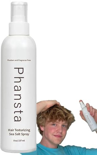 Spray texturizzante - Mista di di sale marino, attivatore di riccioli, costruttore di volume | Spray per texture da spiaggia per uomini donne, liquido che modella i capelli, aspetto ondulato toni