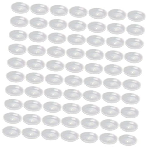 OSOLADY 100 Pezzi Dischetti Antigoccia in Plastico per Candele Protezione Dalla Cera Gocciolante, per Servizi Speciali in Chiesa e Celebrazioni Natalizie