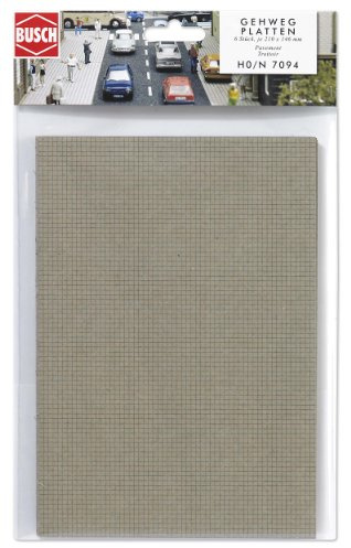 Busch - Gehwegplatten H0/n/tt (Bu7094)