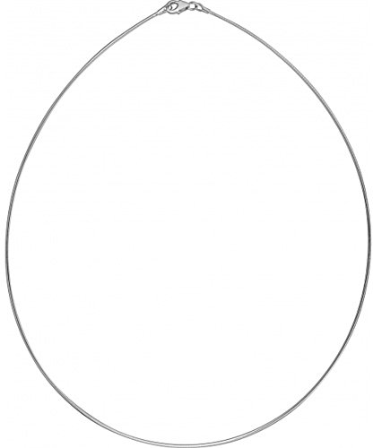 Skielka Designschmuck Silberkette Omegareif 1,3 mm (Sterlingsilber 925)