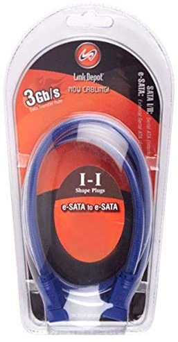 Link Depot Cavo e-SATA da 1,8 m, blu