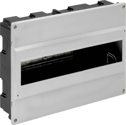 Solera 688B - Caja distribución. De 277x188x55. Hasta 14 elementos. Con tornillos precintable.Blanco. Empotrar.